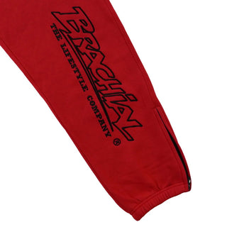Brachial Tracksuit Trousers Gain - Red/Black - Urban Gym Wear
