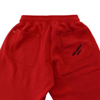 Brachial Tracksuit Trousers Gain - Red/Black - Urban Gym Wear