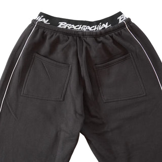 Brachial Tracksuit Trousers Gym Crew - Black/White - Urban Gym Wear