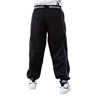 Brachial Tracksuit Trousers Gym Crew - Black/White - Urban Gym Wear