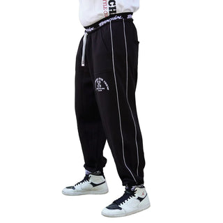 Brachial Tracksuit Trousers Gym Crew - Black/White - Urban Gym Wear