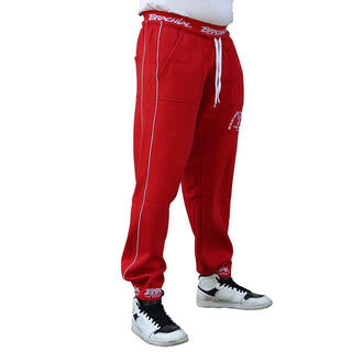 Brachial Tracksuit Trousers Gym Crew - Red/White - Urban Gym Wear