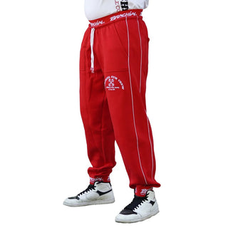Brachial Tracksuit Trousers Gym Crew - Red/White - Urban Gym Wear