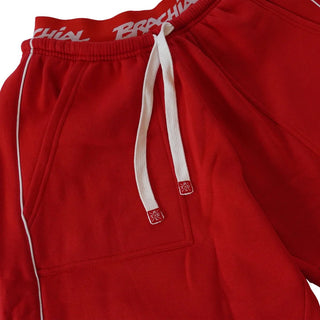 Brachial Tracksuit Trousers Gym Crew - Red/White - Urban Gym Wear