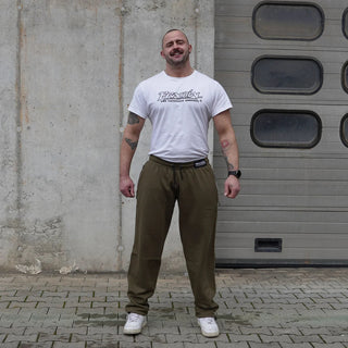 Brachial Tracksuit Trousers Rude - Military Green - Urban Gym Wear