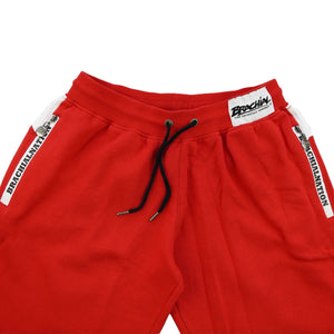 Brachial Tracksuit Trousers Rude - Red - Urban Gym Wear