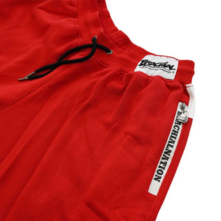 Brachial Tracksuit Trousers Rude - Red - Urban Gym Wear