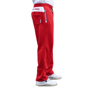 Brachial Tracksuit Trousers Rude - Red - Urban Gym Wear