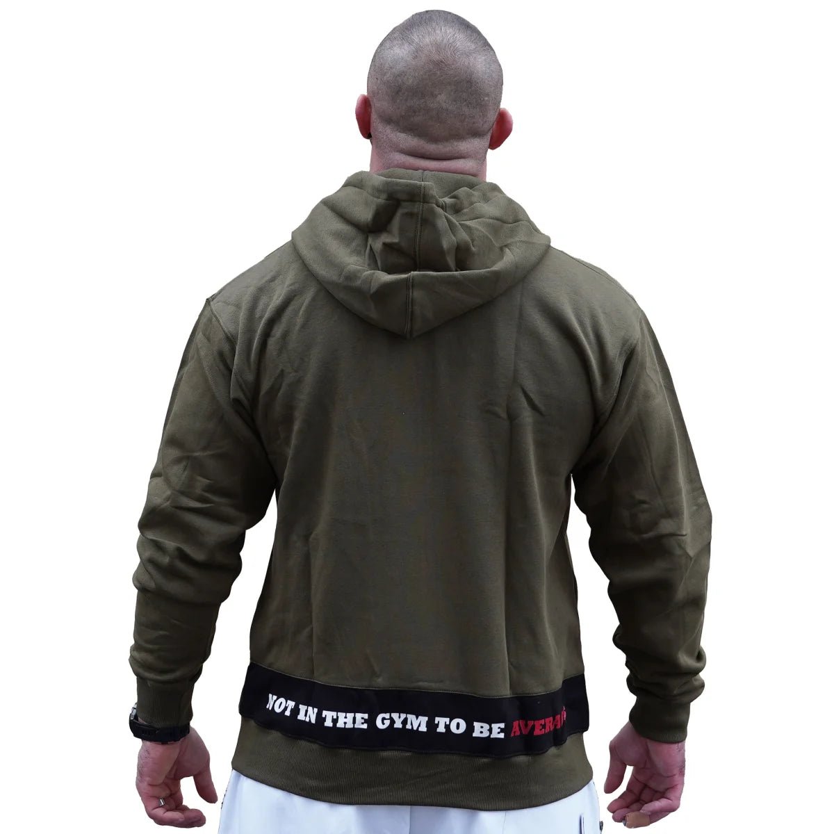 Brachial Zip Hoody Rude - Military Green - Urban Gym Wear