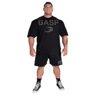 GASP 100% Or NTH Iron Tee - Black - Urban Gym Wear