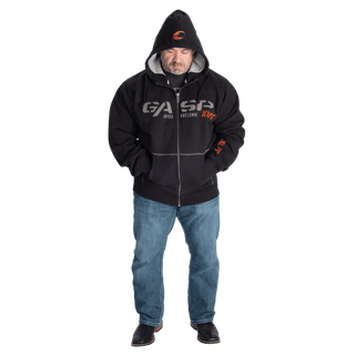 GASP 1,2lbs Hooded Jacket - Black - Urban Gym Wear