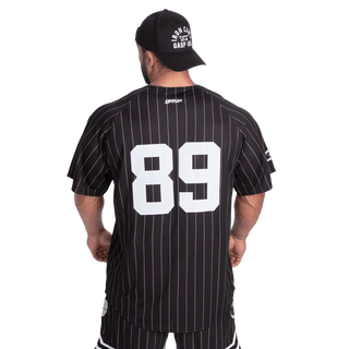 GASP 89 Baseball Tee - Black/Grey - Urban Gym Wear