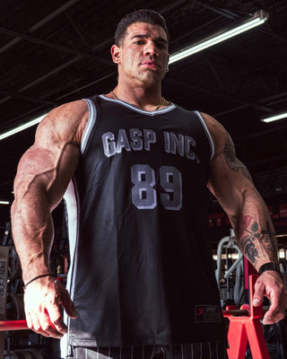 GASP 89 Mesh Tank - Black - Urban Gym Wear