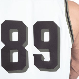 GASP 89 Mesh Tank - White - Urban Gym Wear