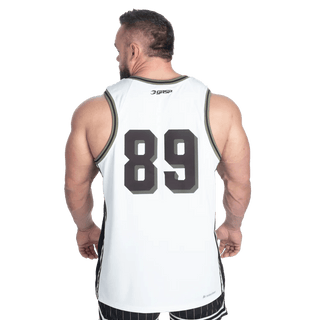 GASP 89 Mesh Tank - White - Urban Gym Wear