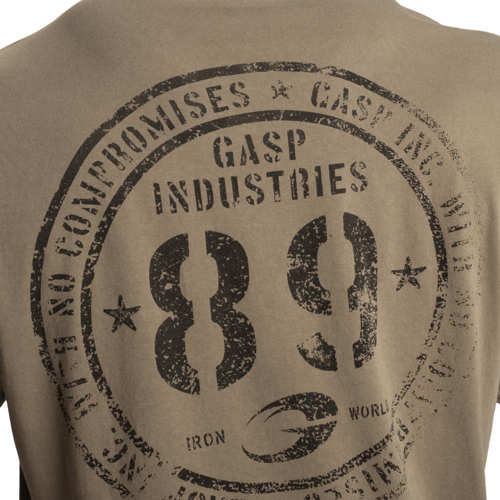 GASP 89 Original Tee - Washed Green - Urban Gym Wear