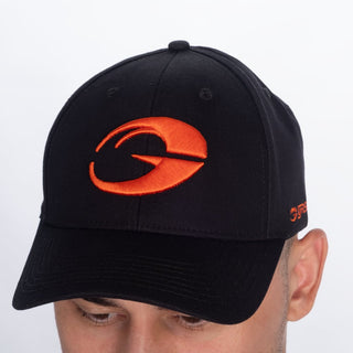 GASP Baseball Cap - Black/Flame - Urban Gym Wear