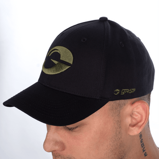 GASP Baseball Cap - Black/Green - Urban Gym Wear