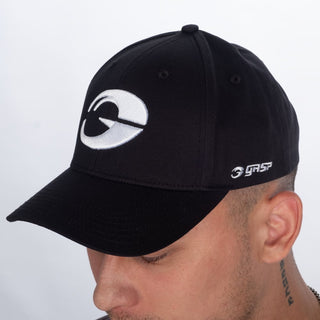 GASP Baseball Cap - Black/White - Urban Gym Wear