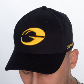 GASP Baseball Cap - Black/Yellow - Urban Gym Wear