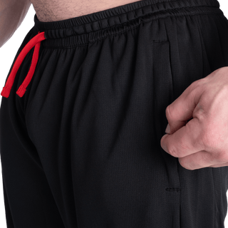 GASP Basketball Iron Shorts - Black/Red - Urban Gym Wear