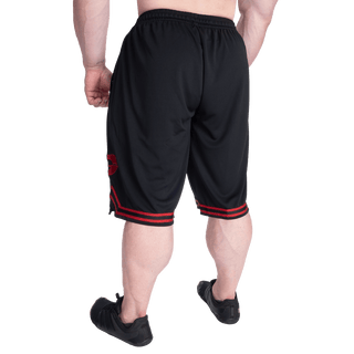 GASP Basketball Iron Shorts - Black/Red - Urban Gym Wear