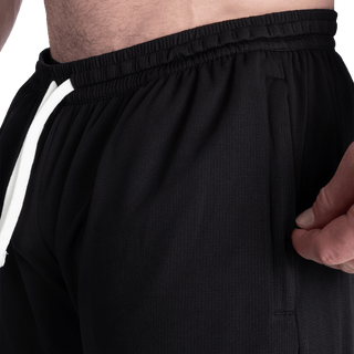 GASP Basketball Iron Shorts - Black/White - Urban Gym Wear