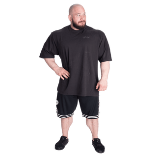 GASP Basketball Iron Shorts - Black/White - Urban Gym Wear