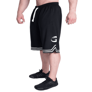 GASP Basketball Iron Shorts - Black/White - Urban Gym Wear