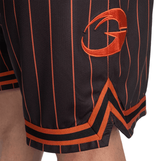 GASP Basketball Shorts - Black/Flame - Urban Gym Wear