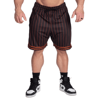 GASP Basketball Shorts - Black/Flame - Urban Gym Wear