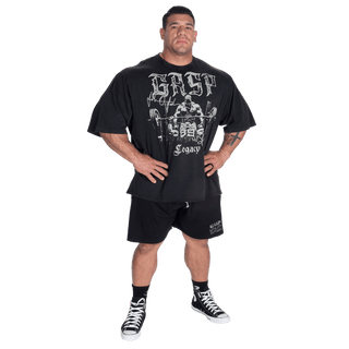 GASP Branch & Johnnie Tee - Black - Urban Gym Wear