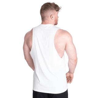 GASP Branch Warren Cut Out Tank - White - Urban Gym Wear