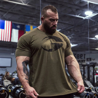 GASP Cadet Tee - Army Green - Urban Gym Wear