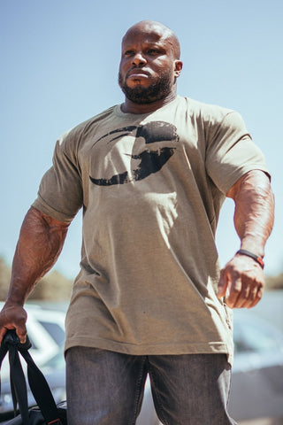 GASP Cadet Tee - Army Green - Urban Gym Wear