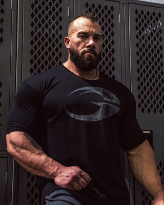 GASP Cadet Tee - Black - Urban Gym Wear