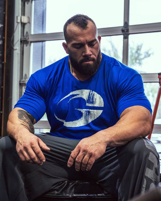 GASP Cadet Tee - Cobalt Blue - Urban Gym Wear