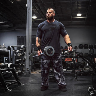 GASP Cadet Tee - Dark Grey Melange - Urban Gym Wear