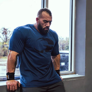GASP Cadet Tee - Sky Blue - Urban Gym Wear