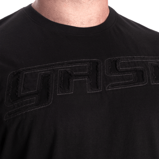 GASP Distressed Original Tee - Washed Black - Urban Gym Wear