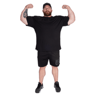GASP Distressed Original Tee - Washed Black - Urban Gym Wear