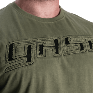GASP Distressed Original Tee - Washed Green - Urban Gym Wear