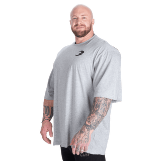 GASP Division Iron Tee - Light Grey Melange - Urban Gym Wear
