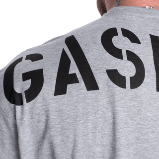 GASP Division Iron Tee - Light Grey Melange - Urban Gym Wear