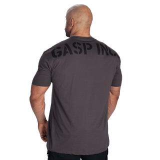 GASP Division Standard Tee - Iron - Urban Gym Wear