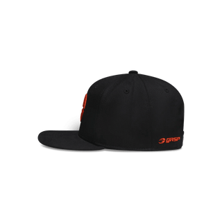 GASP Flatbrim Cap - Black/Flame - Urban Gym Wear