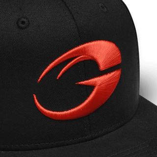 GASP Flatbrim Cap - Black/Flame - Urban Gym Wear