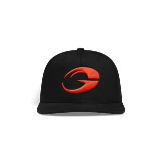 GASP Flatbrim Cap - Black/Flame - Urban Gym Wear