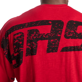 GASP GK Slub Iron Tee - Chilli Red - Urban Gym Wear