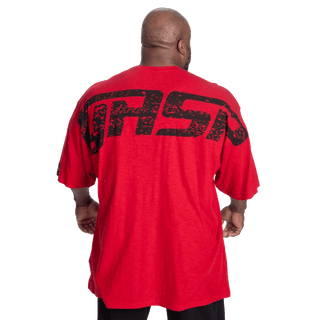 GASP GK Slub Iron Tee - Chilli Red - Urban Gym Wear
